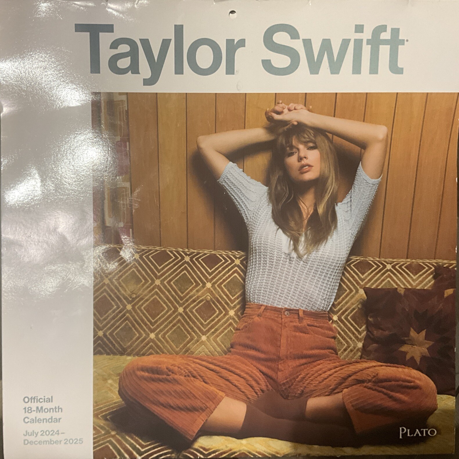 NEW-Taylor Swift | 2025 12×24″ 18 Months Square Wall Calendar | Jul ’24-Dec ’25