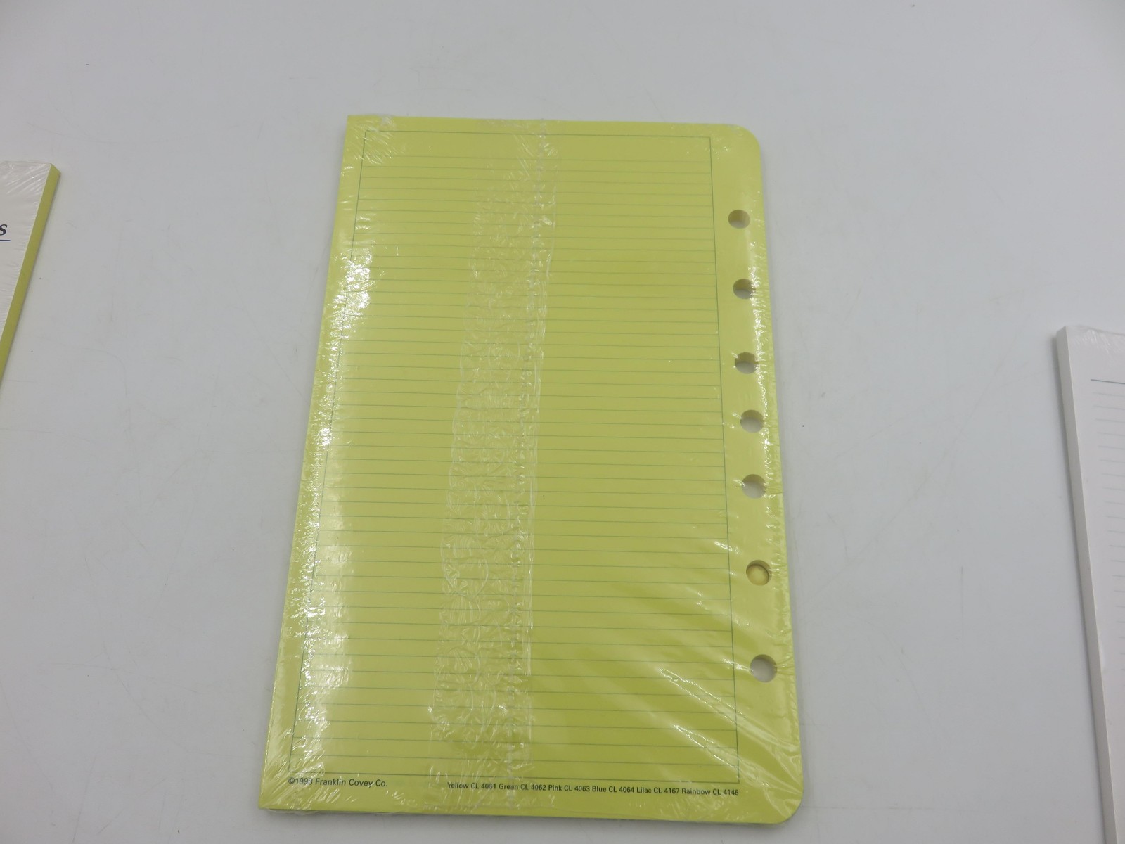 2 New Franklin Covey Yellow Lined Pg Planner Refill 40616 Classic Size Made USA