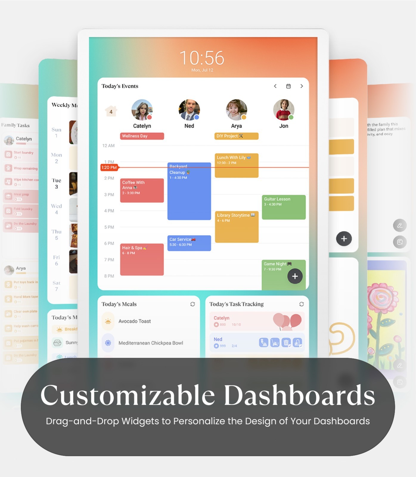 Cozyla Digital Calendar+2: 32″ 4k Smart Electronic Wall Calendar Family Planner
