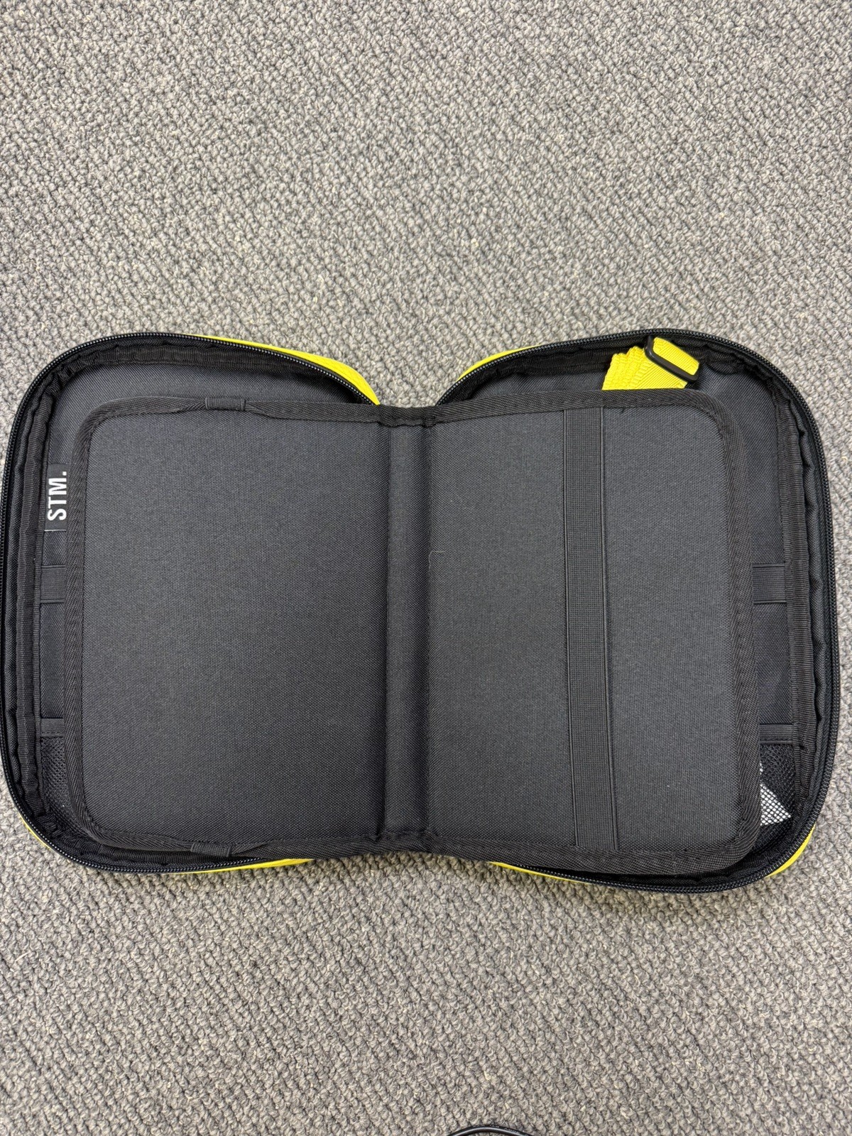 Scribbles That Matter A5 Journal Cover Pouch Yellow Supply Carry Case NEW