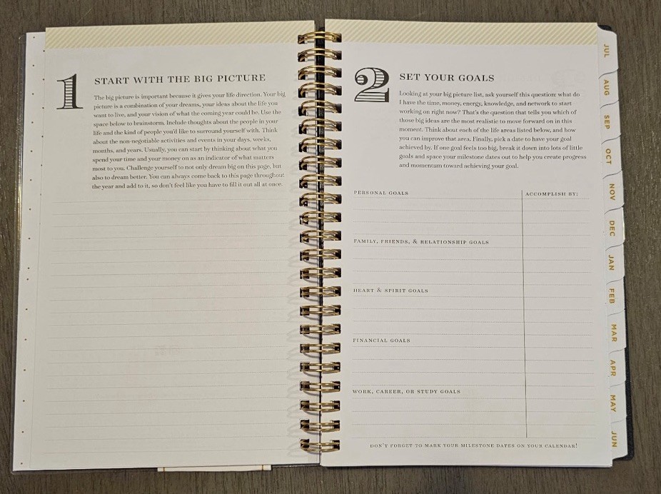 2026-2027 Blue Sky Day Designer Ophelia Academic W&M Planner (5″ x 8″)