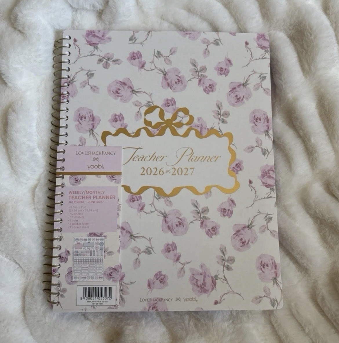 Love shack fancy x target collab limited edition teacher planner