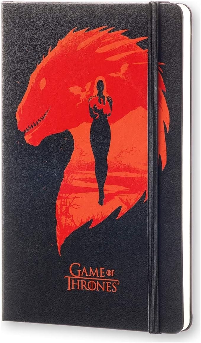 Moleskine Limited Edition Game of Thrones Plain Black Notebook, Shrinkwrapped