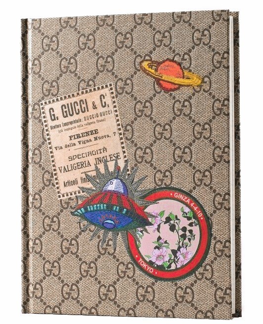 Gucci ‘My Gucci Book’ GG Monogram Pattern Hardcover Notebook Size 7.3 x 5.6″ NEW