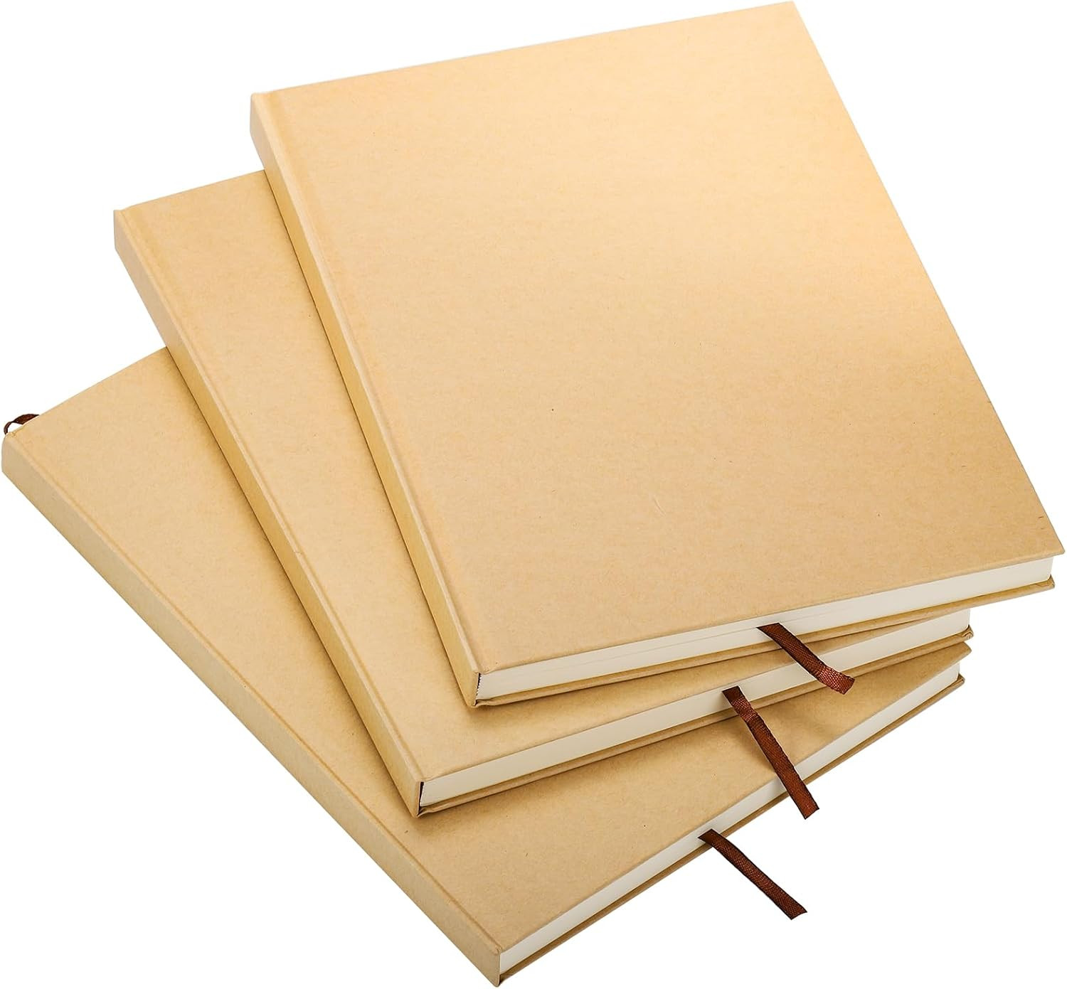 ZEAYEA 3 Pack 8.5 X 11 Inch Hardcover Sketchbook, Unlined Blank Notebook Journal