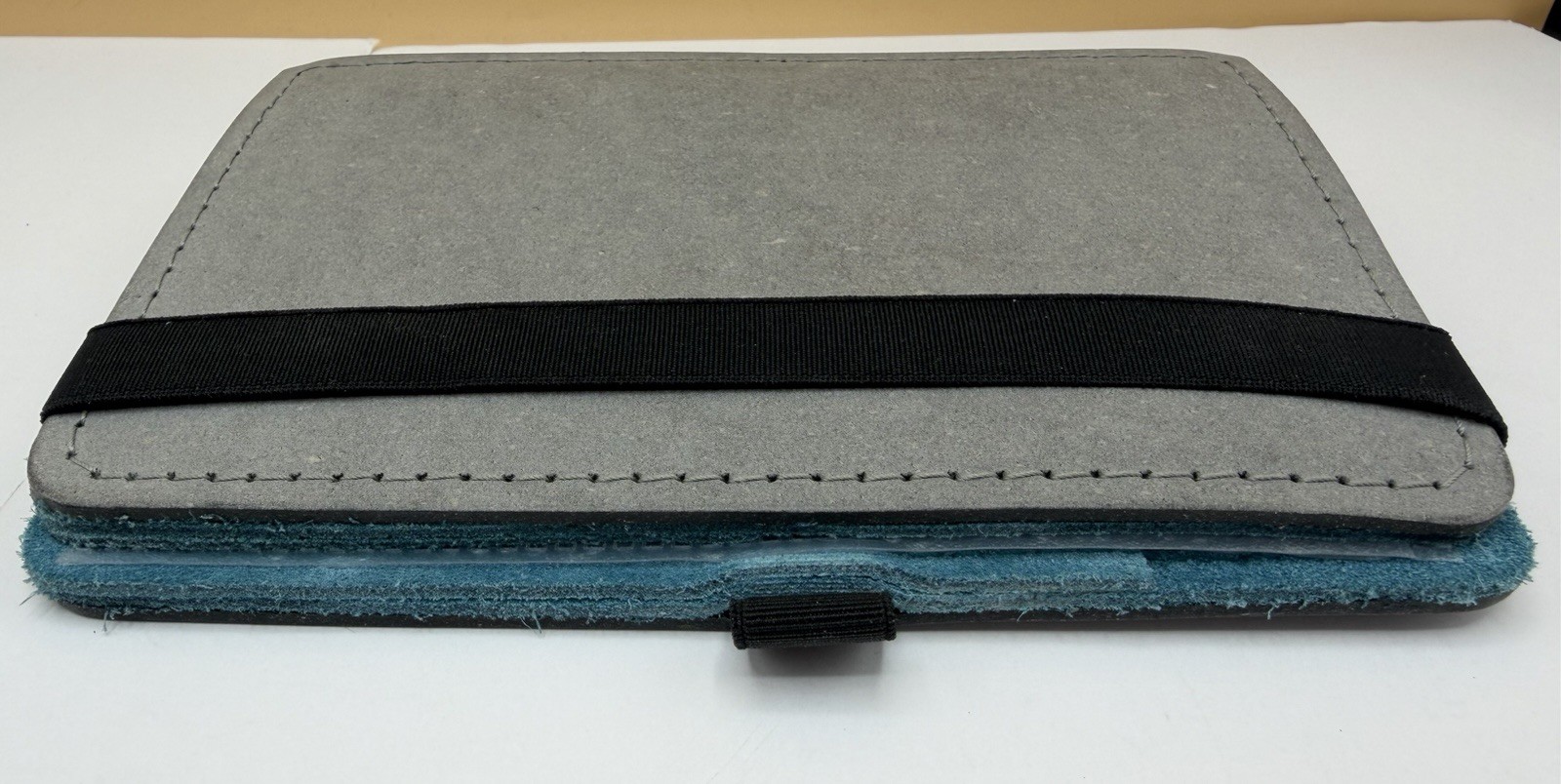 Roterfaden Taschenbegleiter WK_12 A6 Gray Teal Leather Notebook Cover Germany