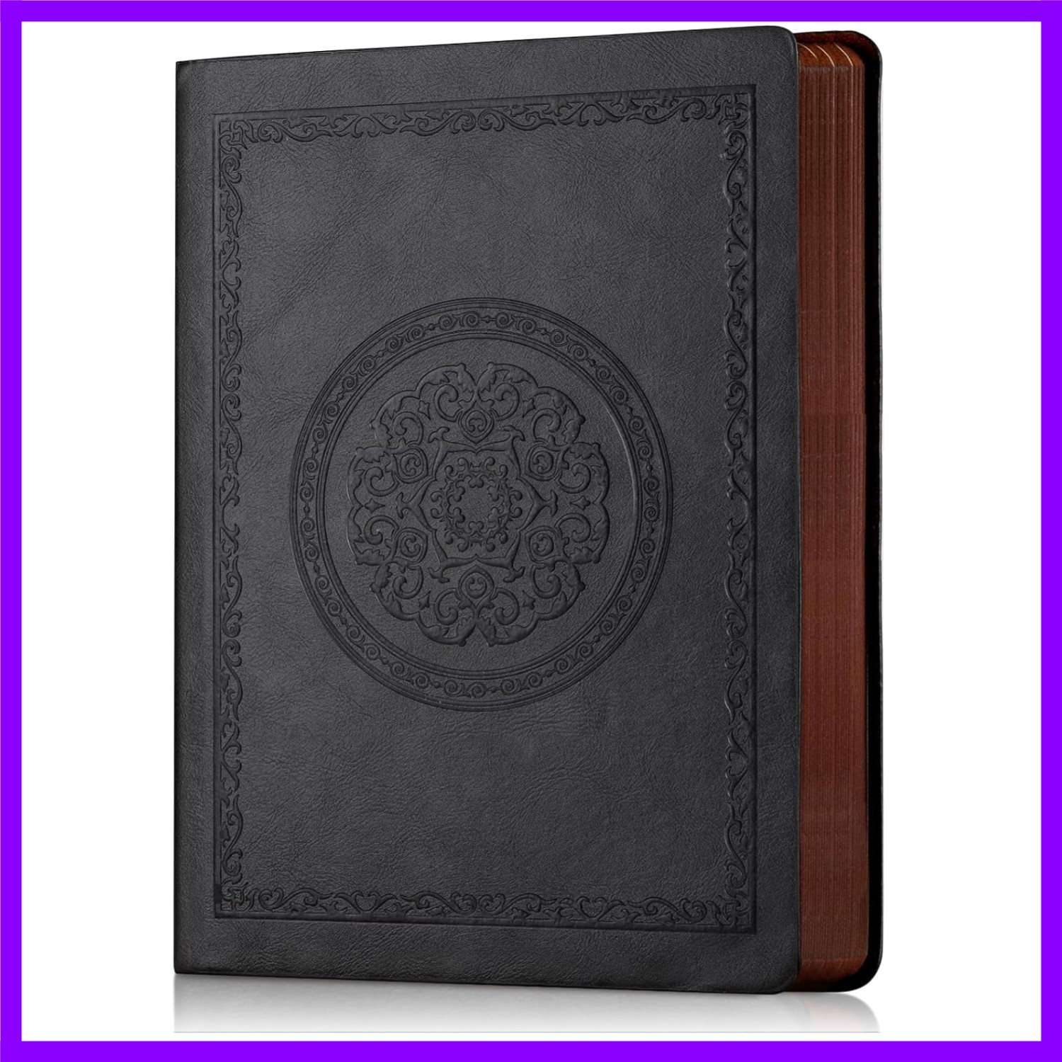 Lined Journal for Men Soft Cover Notebook Leather Journals for Writing, 180 Lay