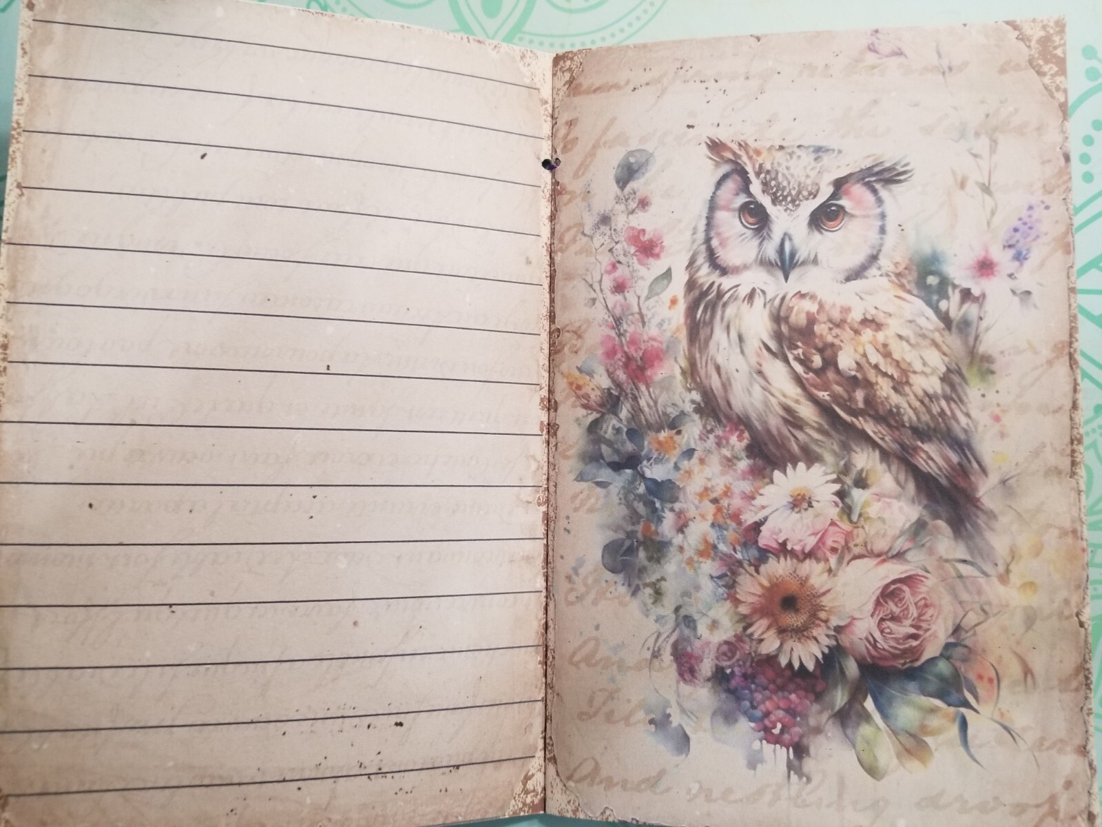 Junk Journal Booklet “NATURAL MAJICK” HANDMADE Cards, Pockets Ephemera Halloween