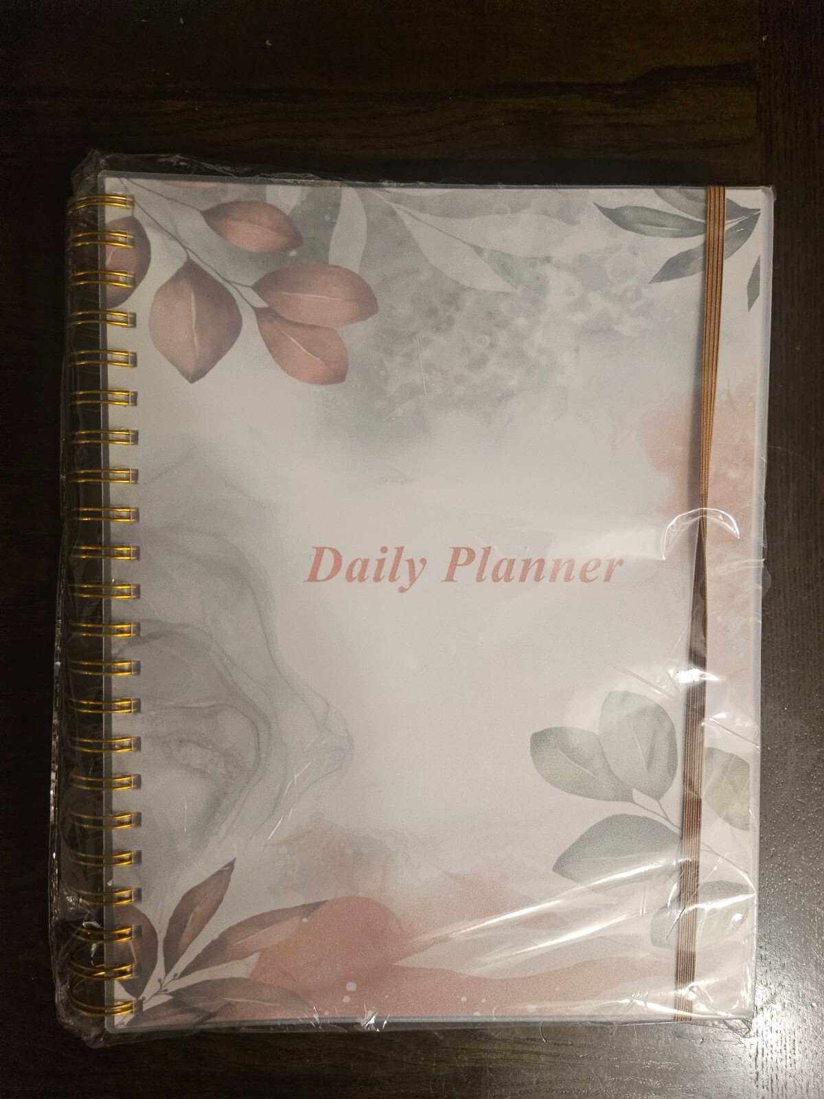 daily planner undated 150 sheets 8×11 rose