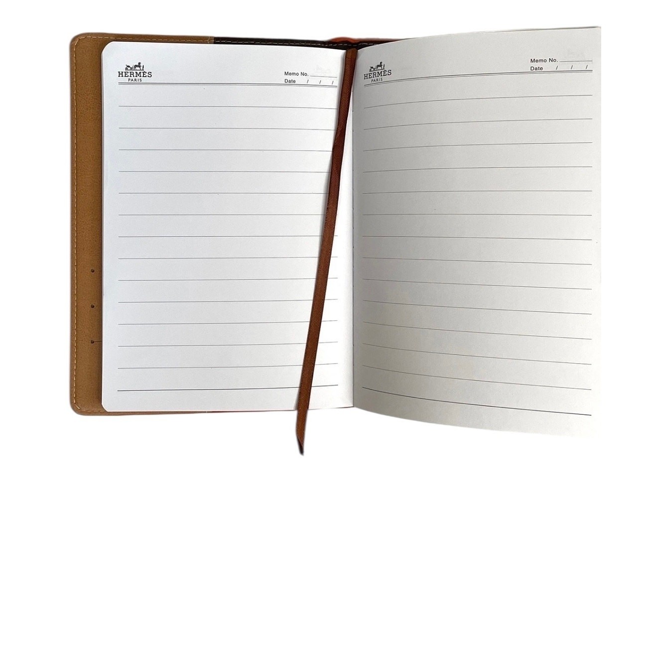 Hermes VIP/GWP Orange Vegan Notebook Journal Magnetic Closure w/ Pen