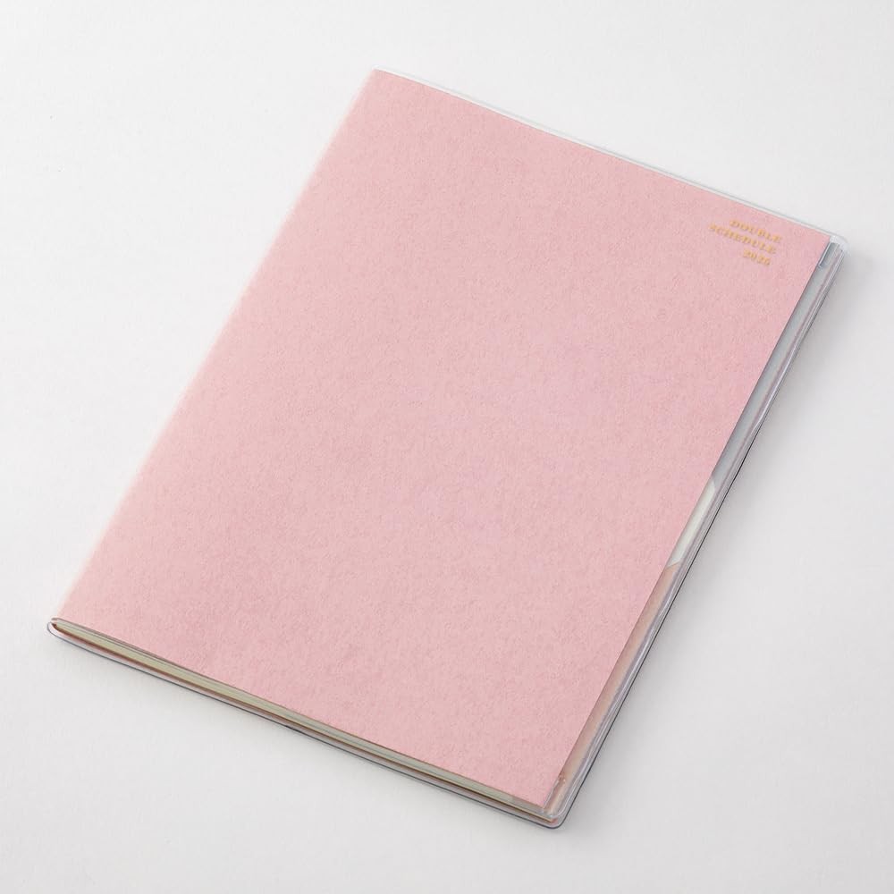 DESIGNPHIL midori Planner 2026 B6 Monthly Progression Light Pink