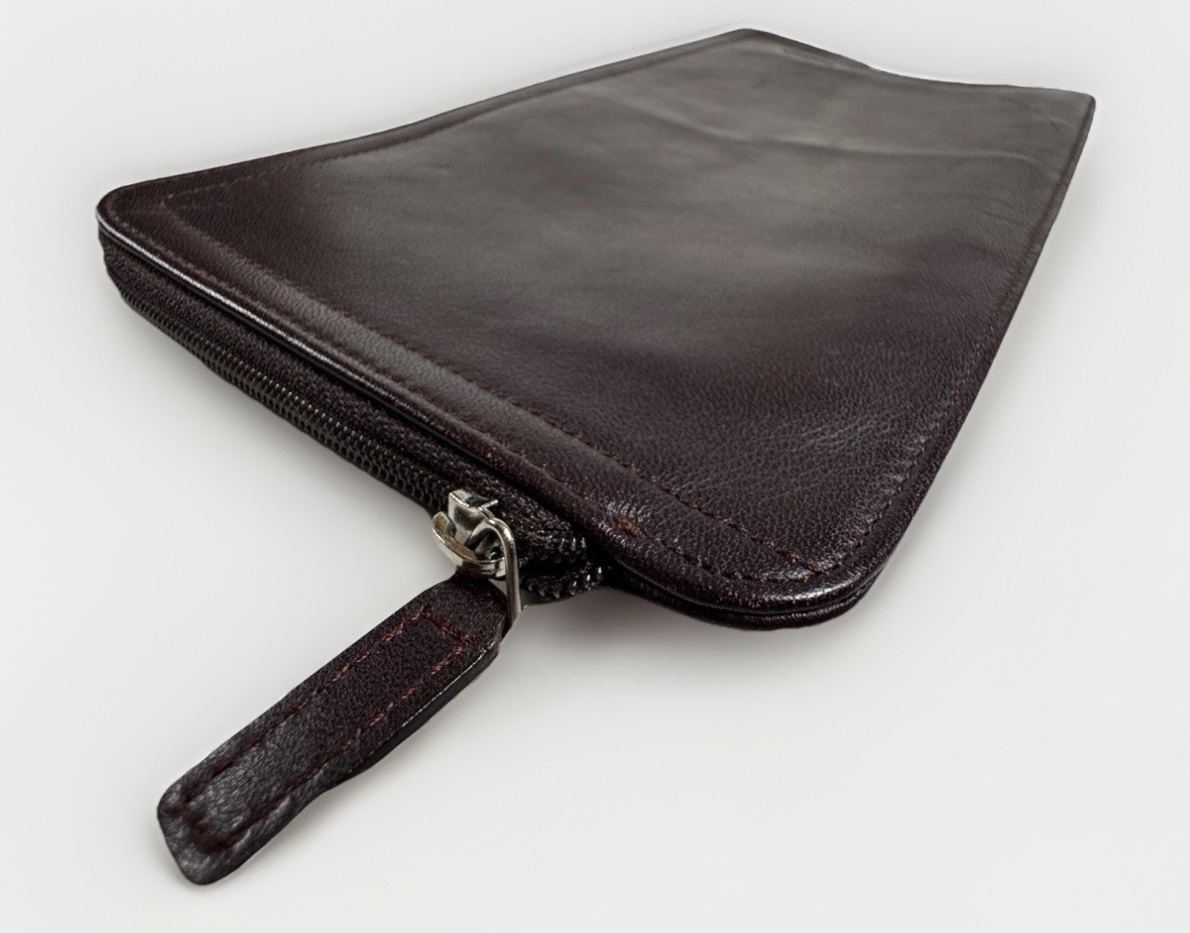 Levenger Wallet Organizer Zip Planner Credit Card Pen Storage 9.5” x 5”