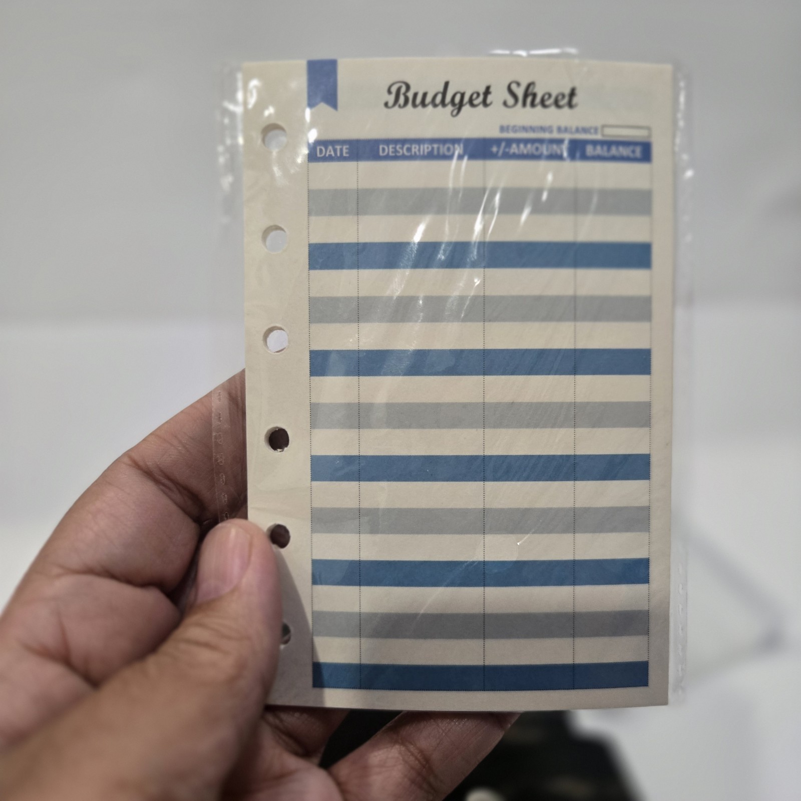Pocket Budget Planner, Expense Tracker Daily Memo Notes. Black Marble Design New
