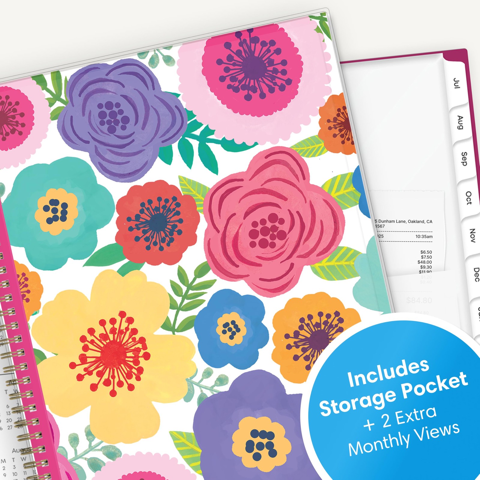 2026-2027 Weekly and Monthly Academic Year Planner Calendar, July 2026 – June…