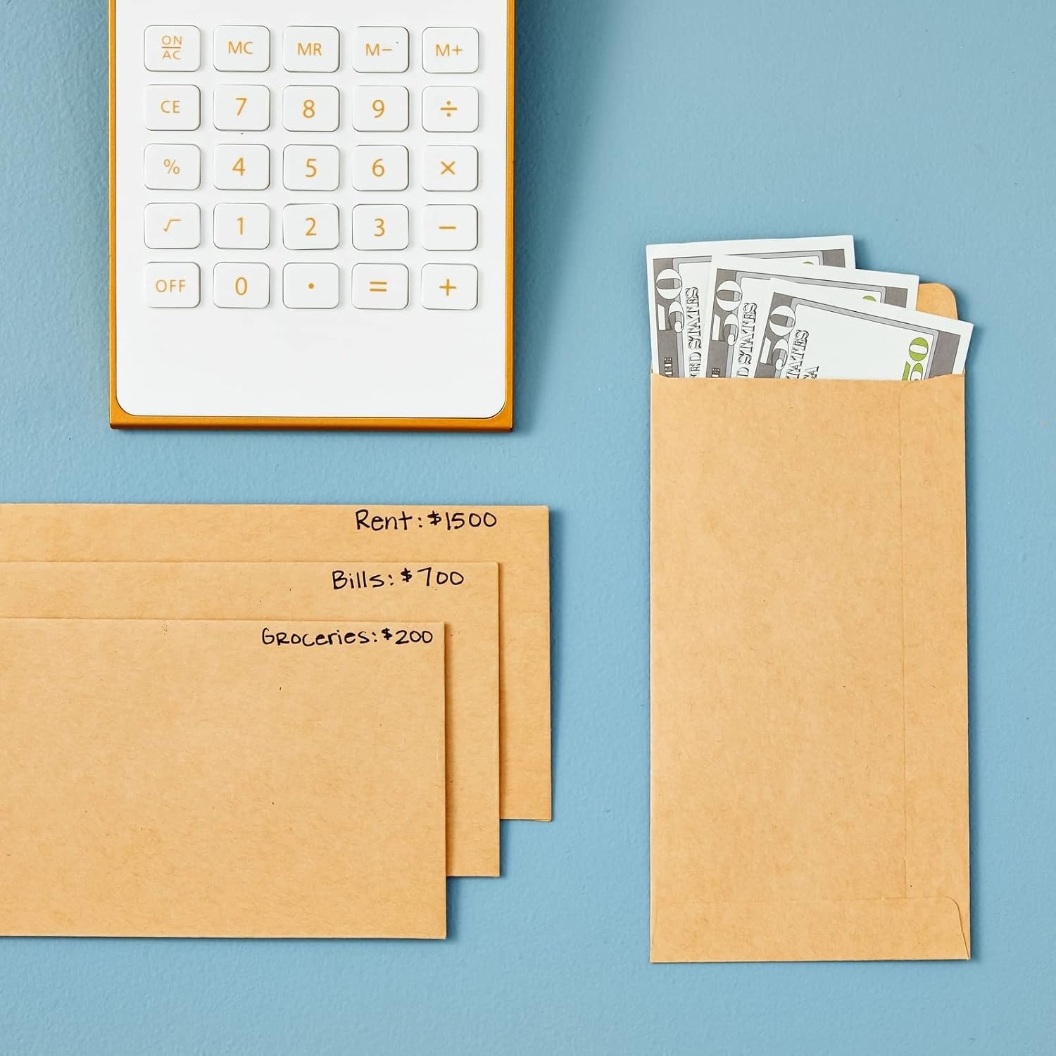 Compact Money Gift Envelopes – 100 Pack Brown 3.5 x 6.5 in for All Occasions