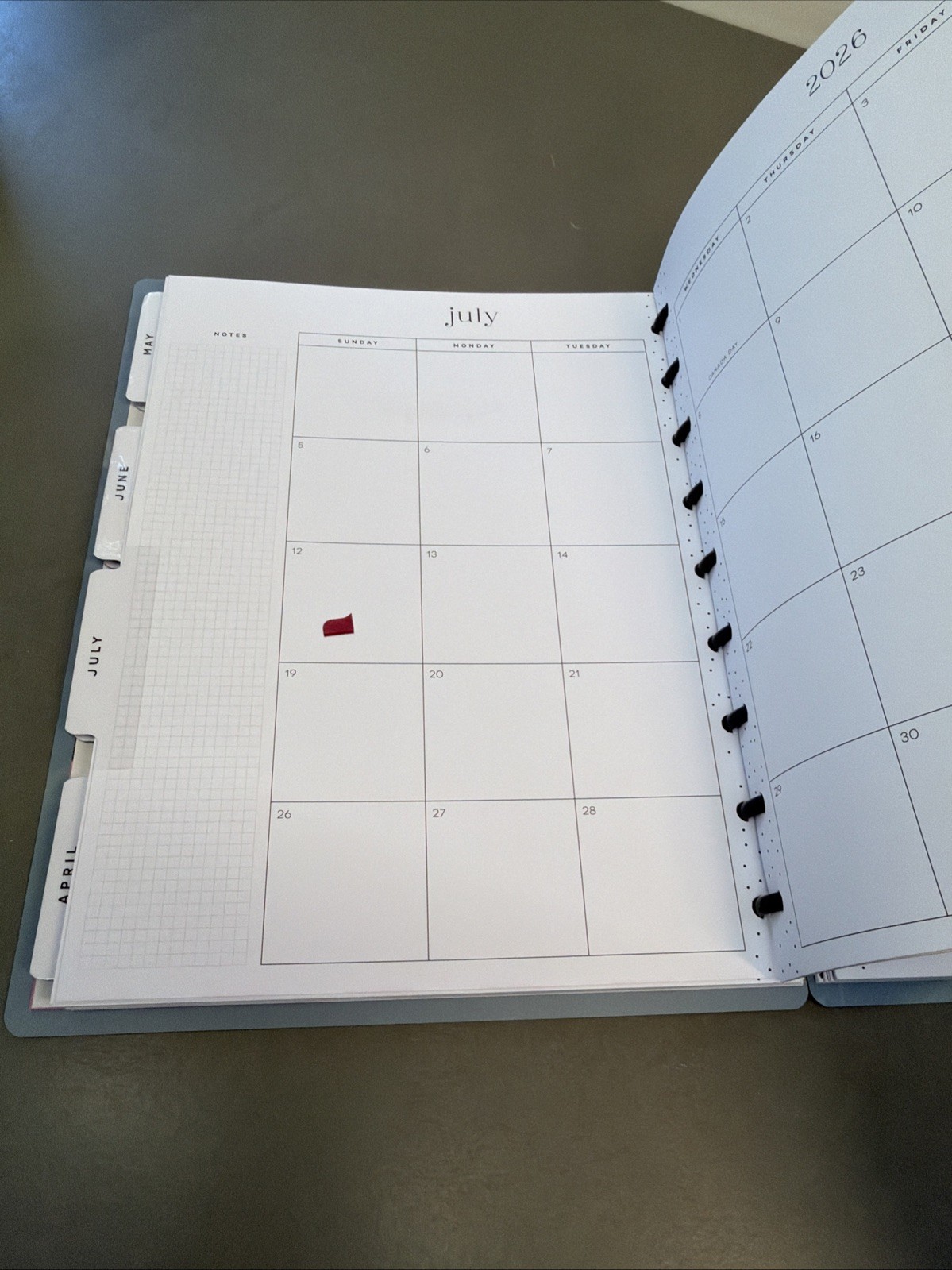 E1 The Happy Planner 2026 Planner Floral Design Bo9