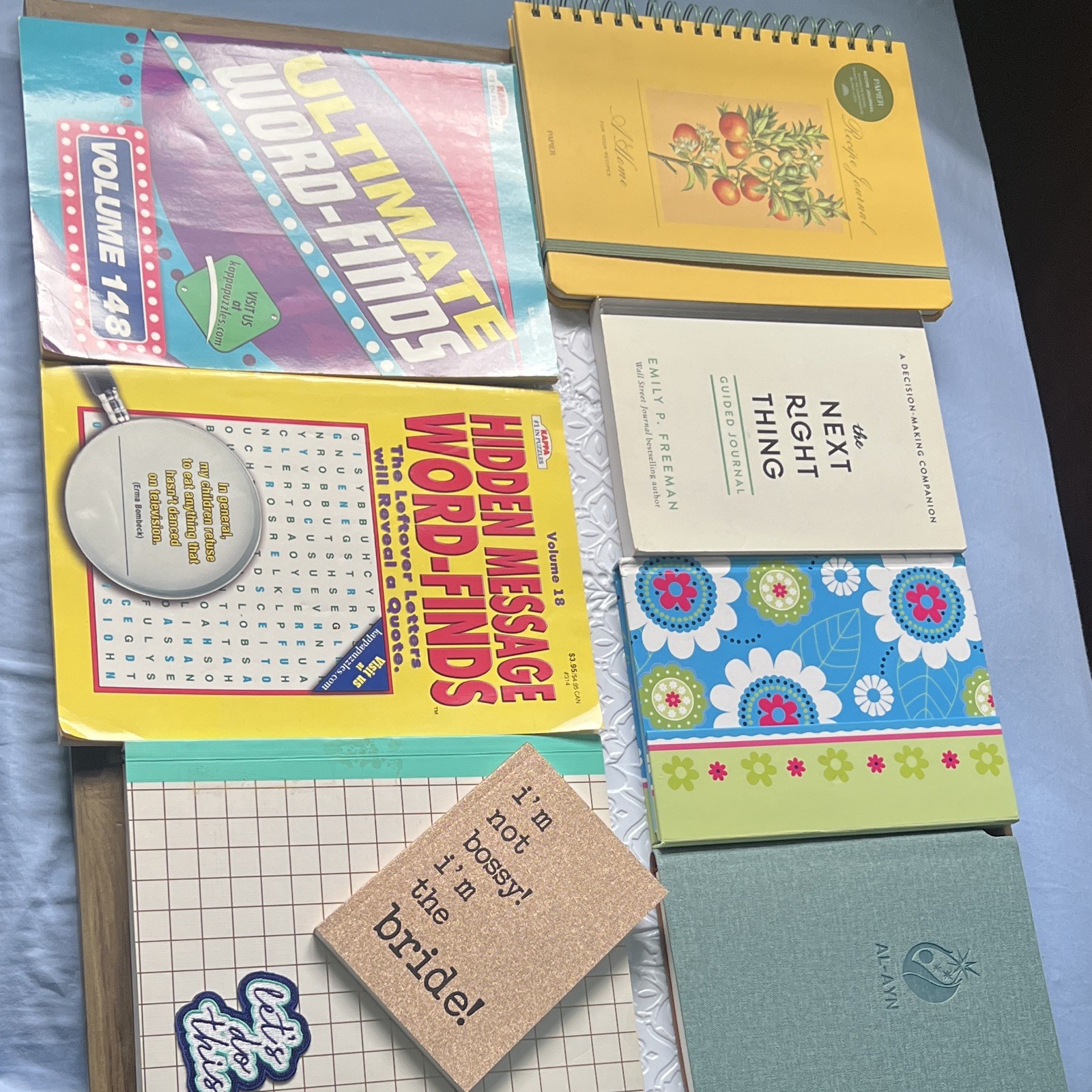 PAPIER Recipe Journal Spiral Bound Hardcover “A Home”