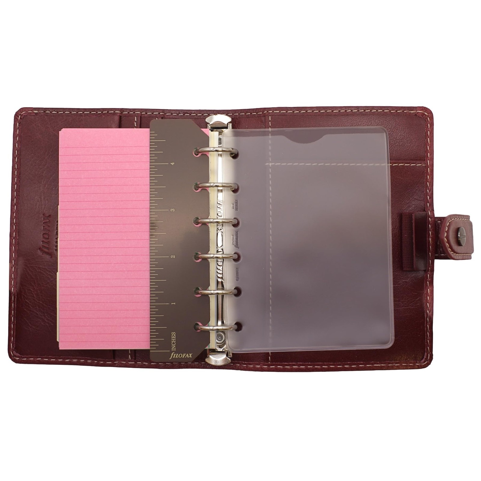Filofax Malden Small System Planner, Burgundy, 021705 (Genuine Imported Product)