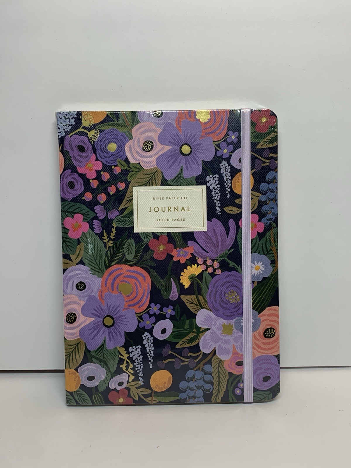 Rifle Paper Co. Floral HC Journal Garden Party Violet w/Gold Ballpoint Pen NEW