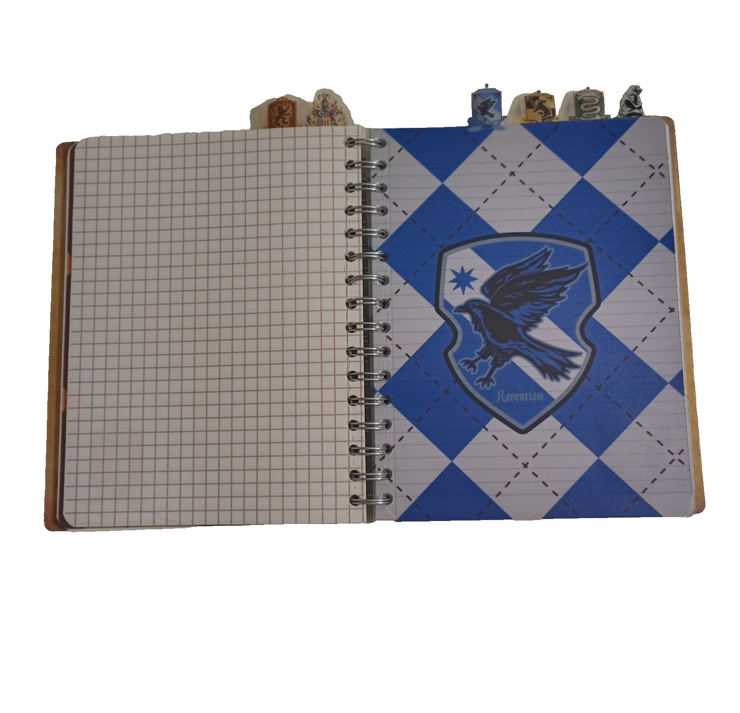 Harry Potter Hogwart Spiral Bound School Lined Graph Paper Tab Journal 6.5″x8.5″