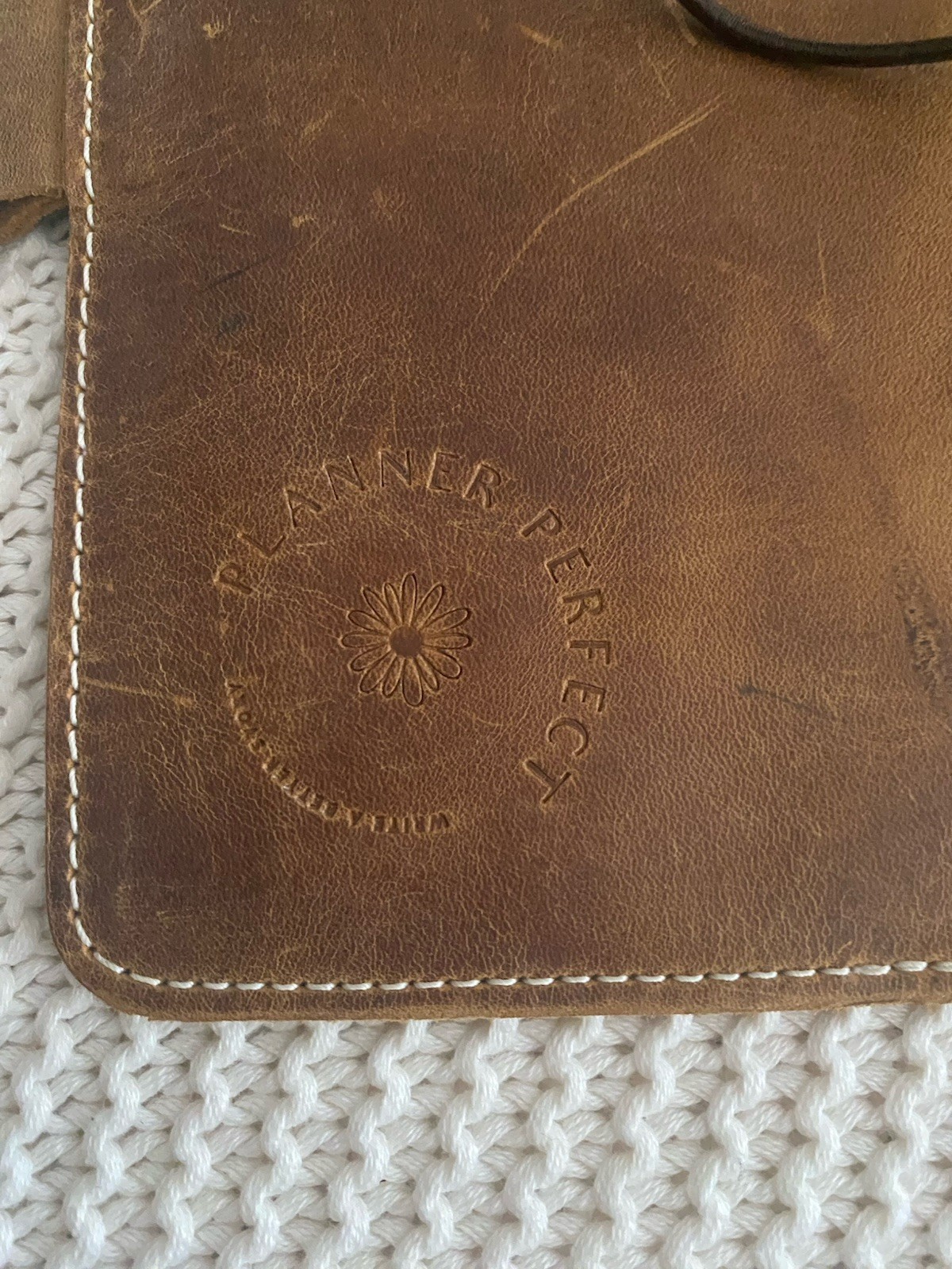 Planner Perfect Out and About Wide Travelers Notebook Planner Brown