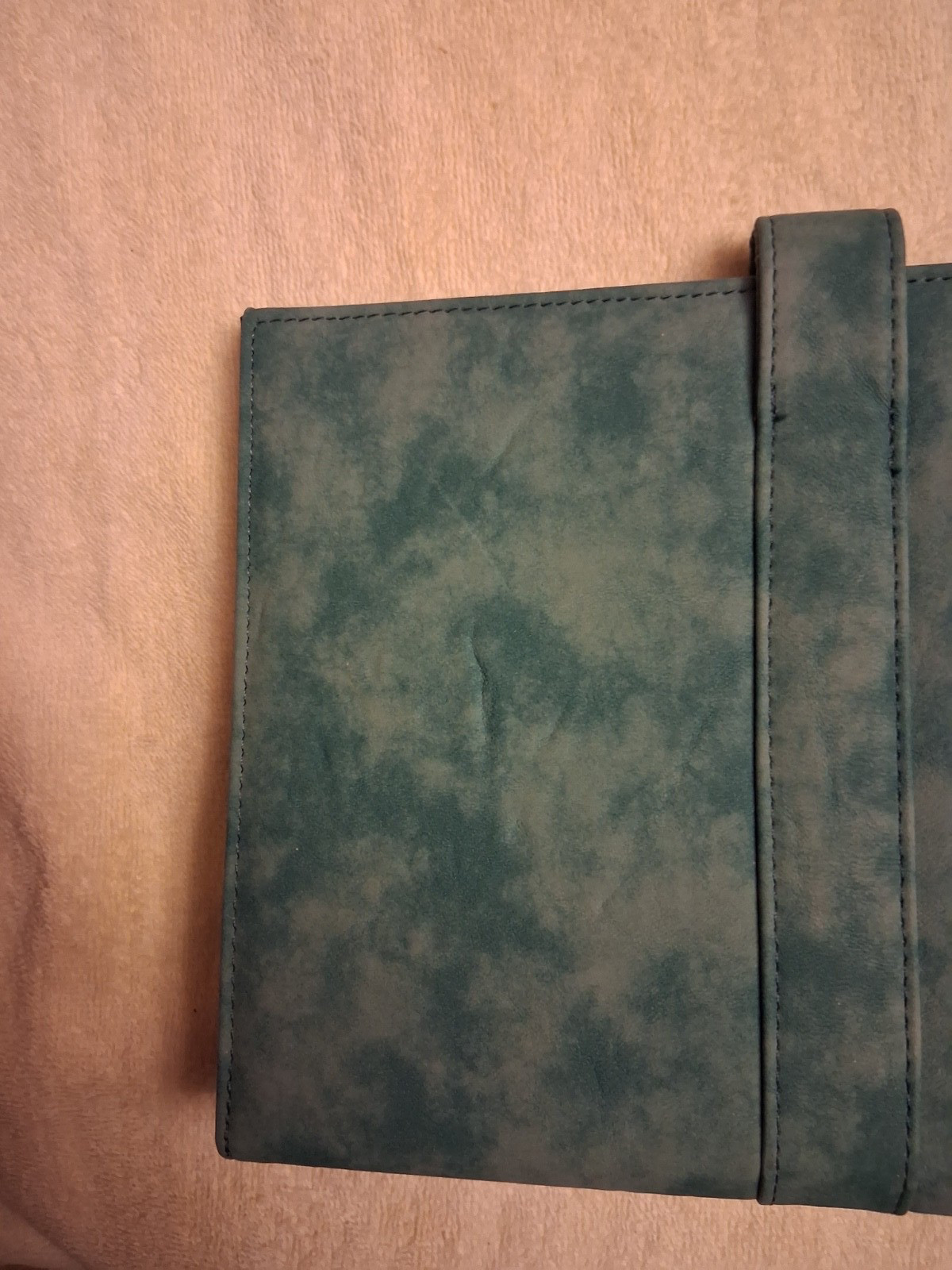 Day-Timer Desk Planner Organizer Binder 7 rings Turquoise Blue