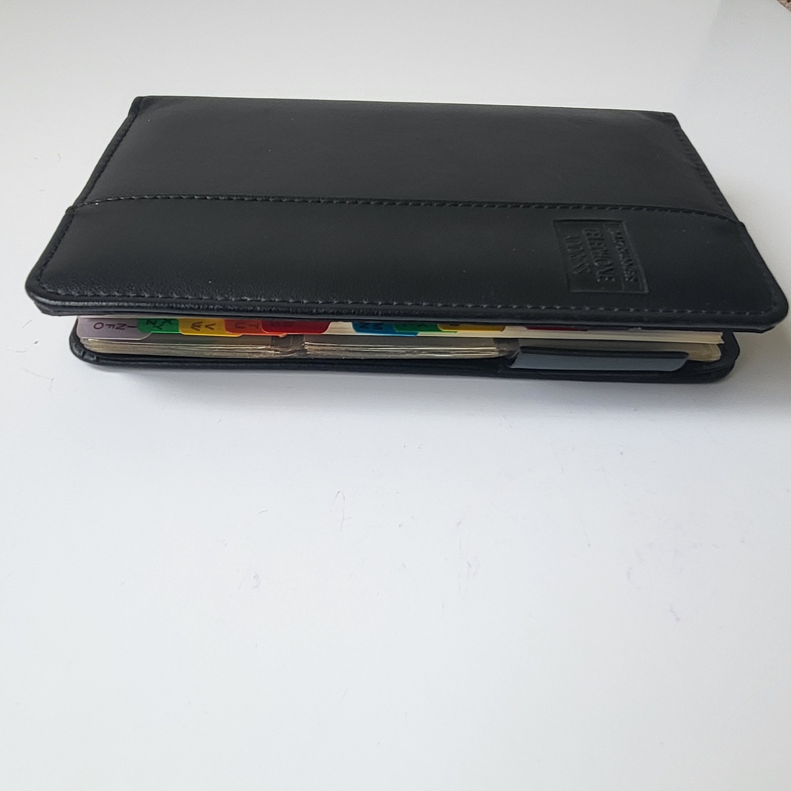 1994 Day Runner Black Telephone Address Book Organizer Binder Planner Used