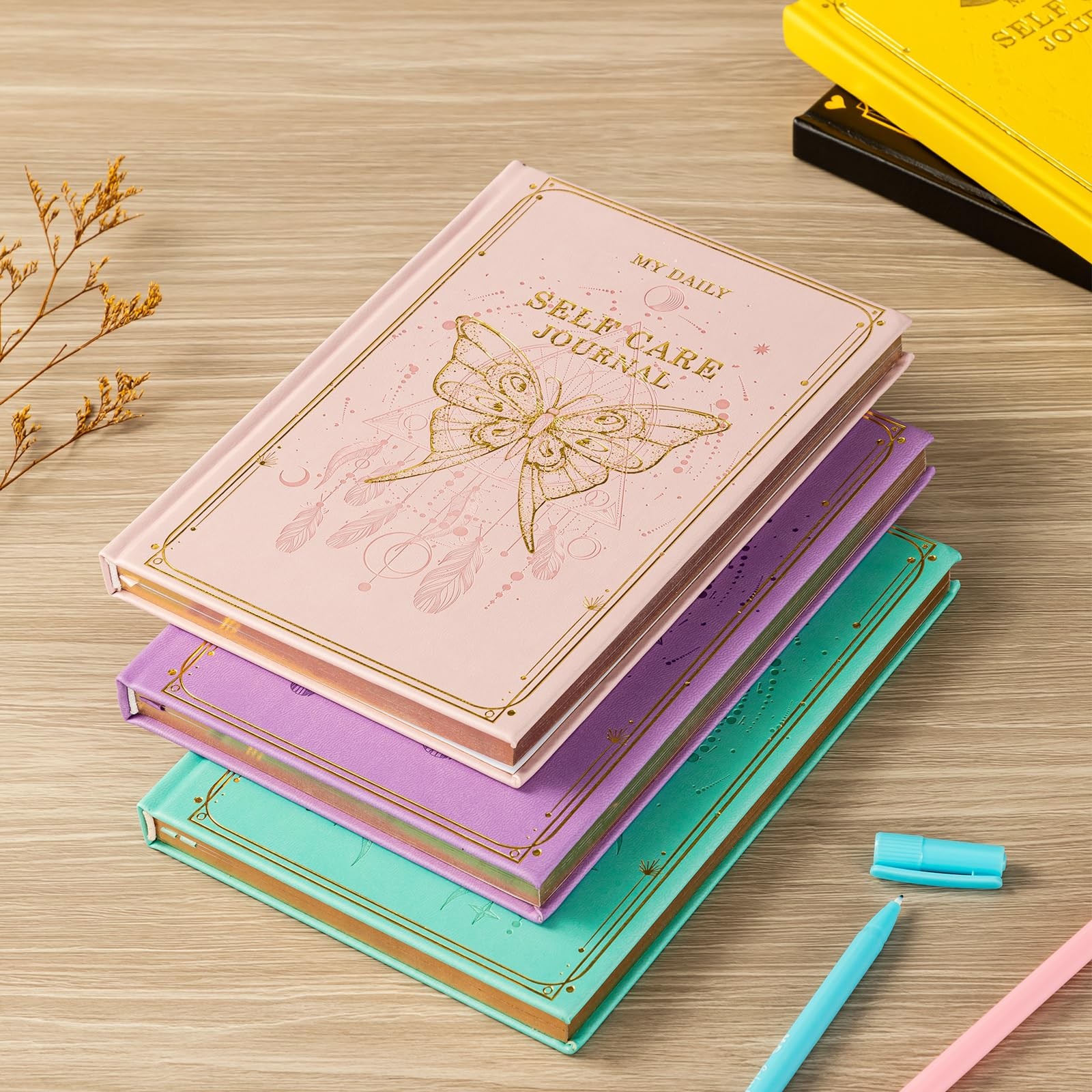 Self-Care Journal for More Happiness, Optimism, Affirmation & Black