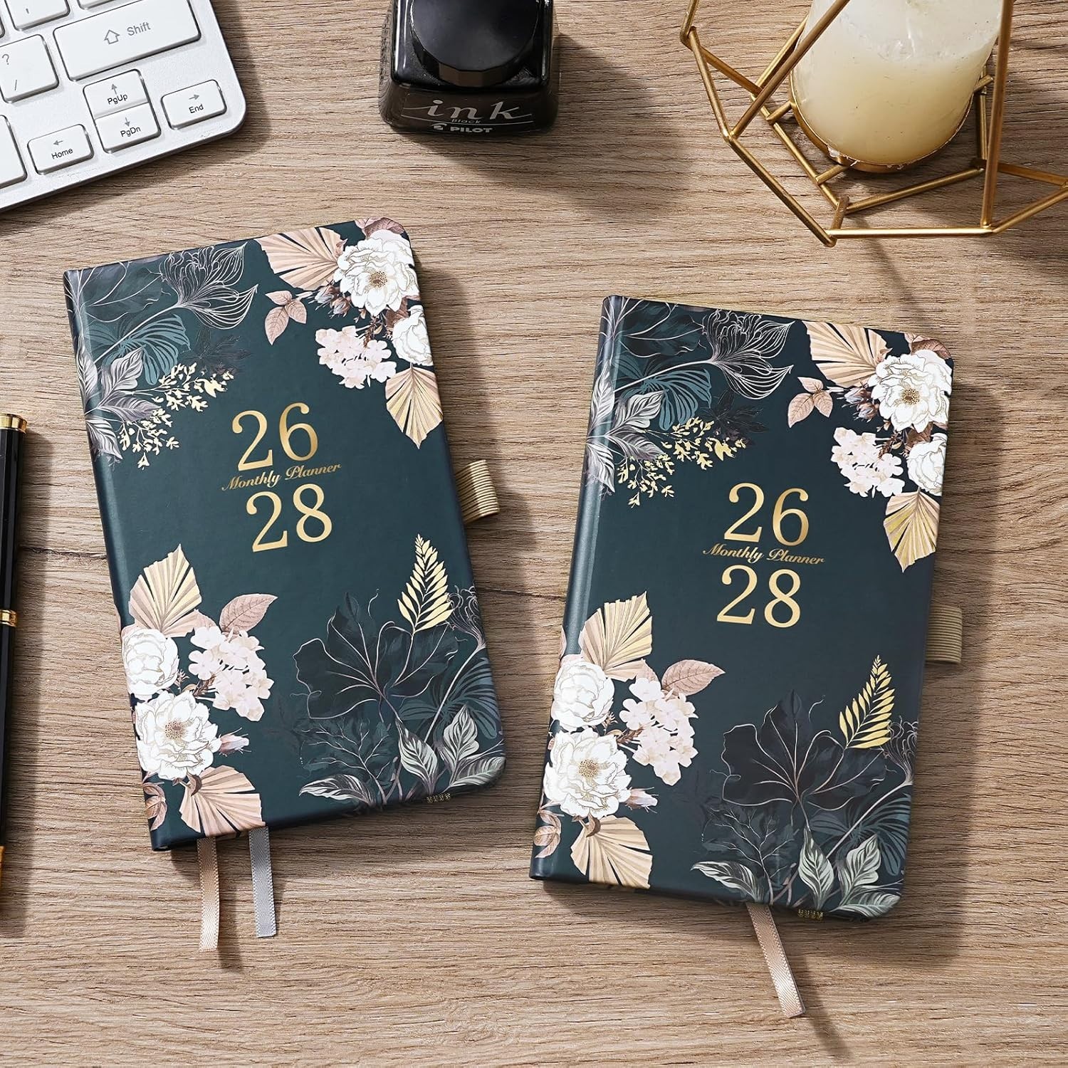 2026-2028 Monthly Pocket Planner – Compact Organizer with Pen Holder, 6.4″x3.8″