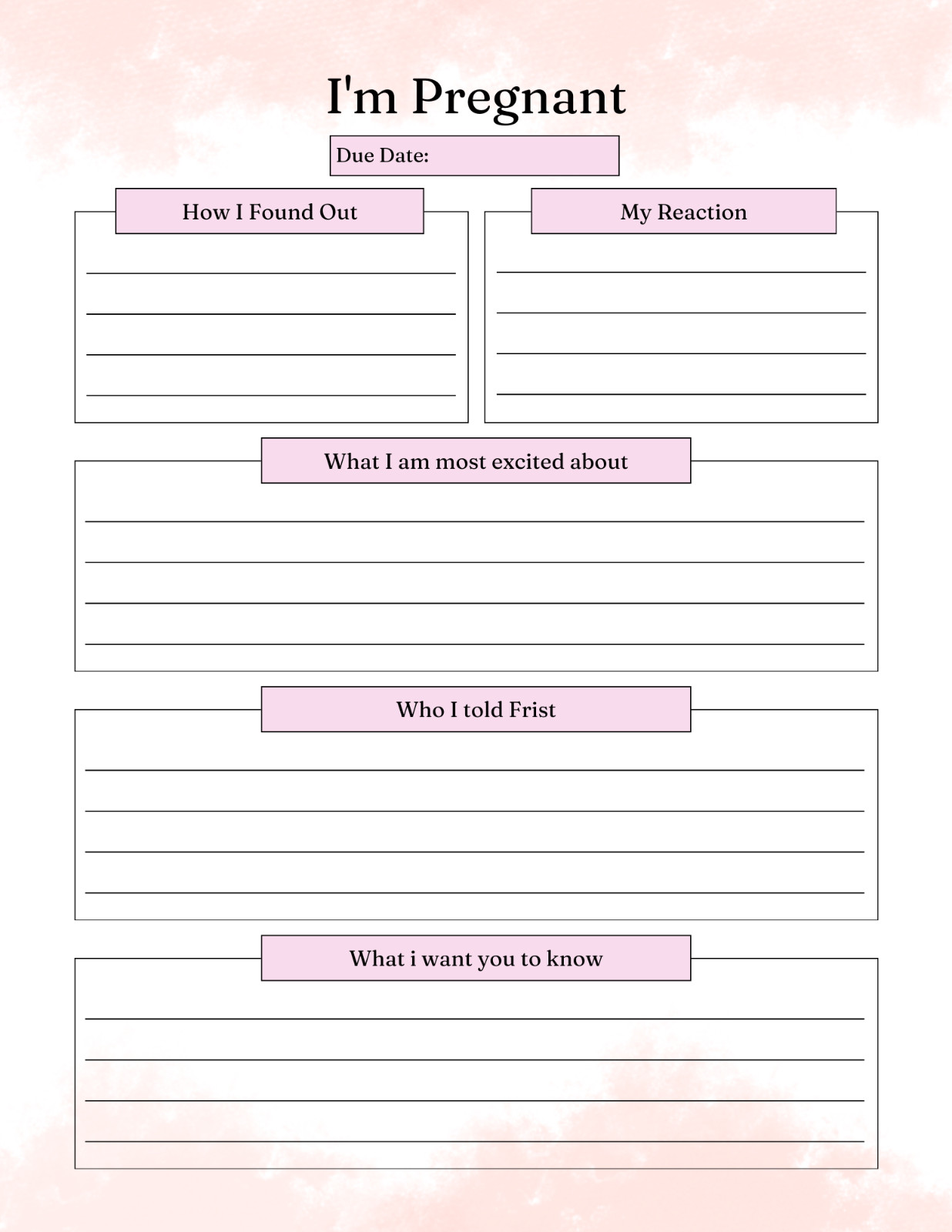 Digital Printable Planner Baby Bundle