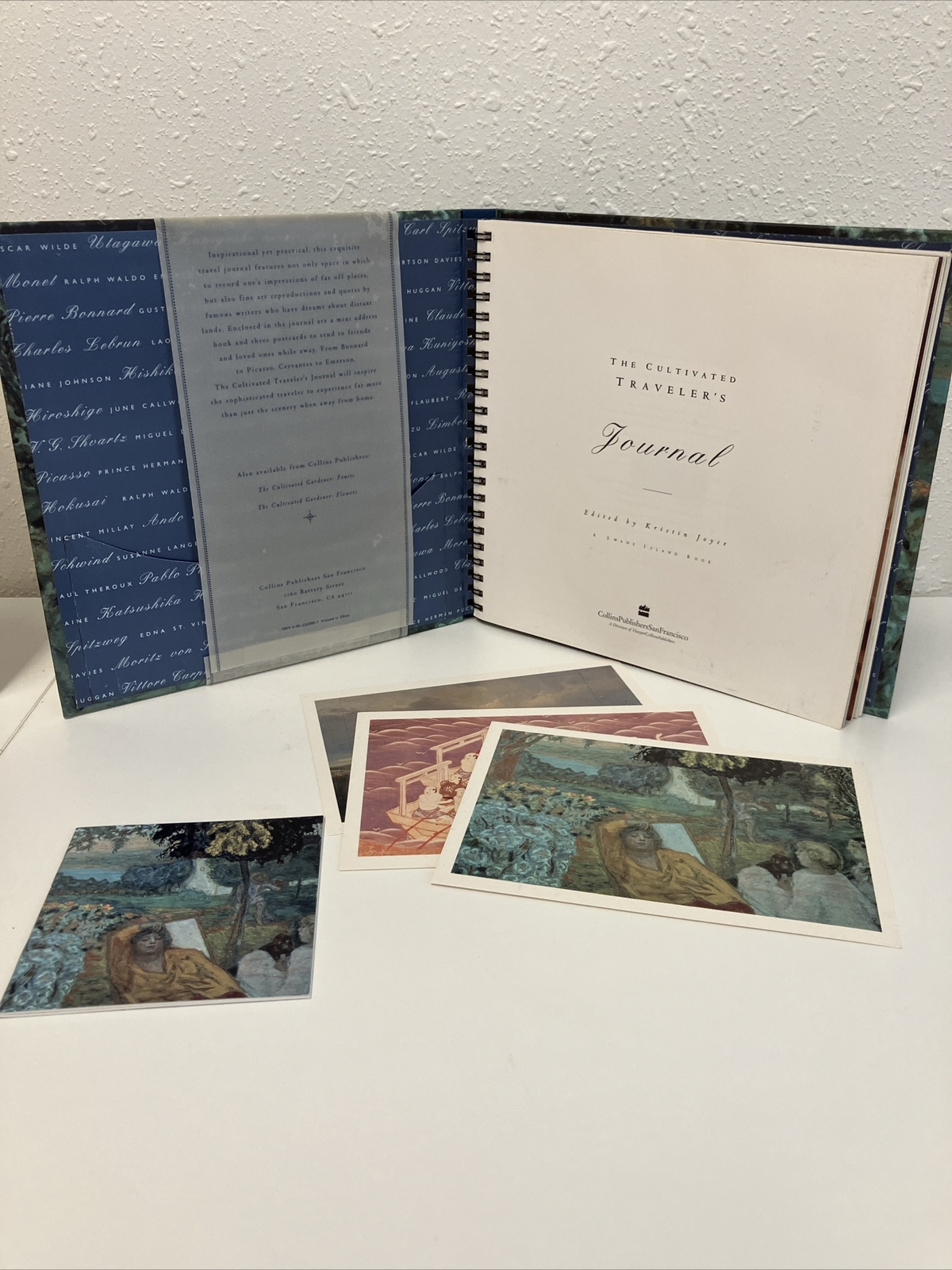 The Cultivated Travelers Journal HC With Blank Pages And Pictures NEW