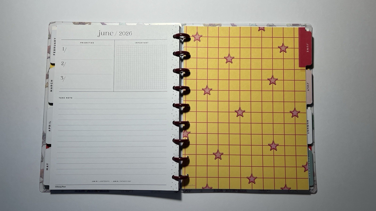 Happy Planner Disney Pixar Toy Story Large Weekly Monthly Planner 2025-2026 NEW