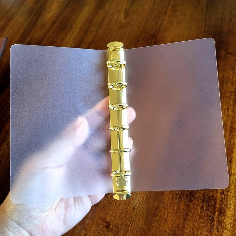 A7 Slim Ring Binder Adapter for Passport Cover Holder Louis Vuitton Insert