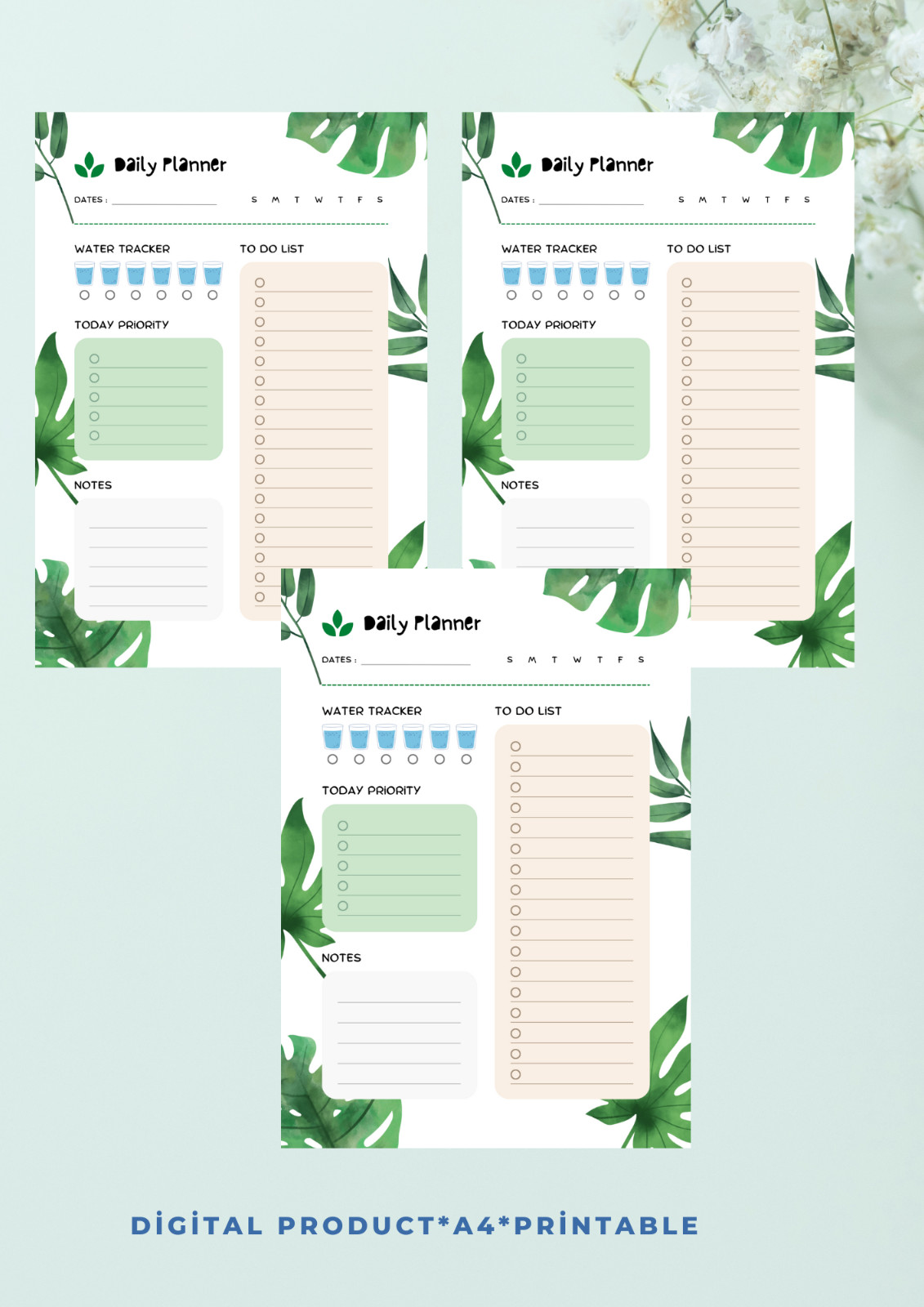 digital daily planner , digital planner , personal planner