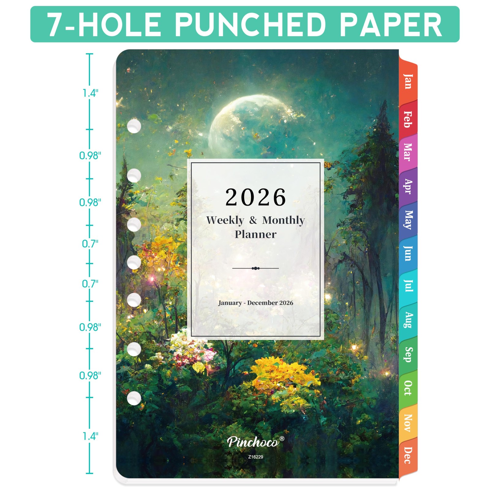 2026 Planner Refills – Planner Refills 2026, JAN 2026 – DEC 2026, 5-1/2″ x 8-…