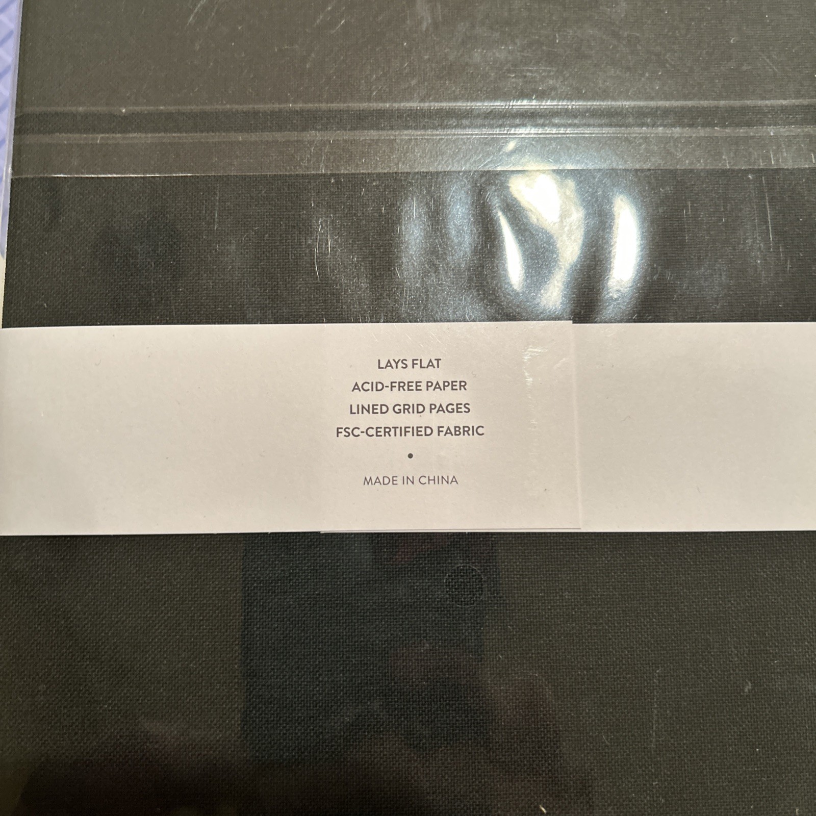Ash & Fir The Lloyd Notebook 192 Pages Fabric Cover Acid-Free Lined Grid FSC
