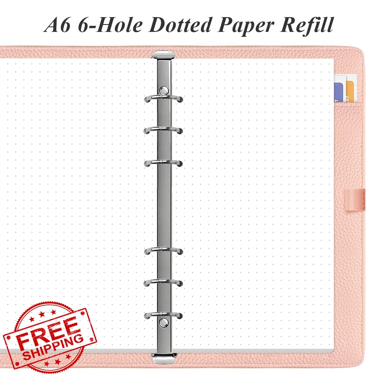 Yaridar A6 Dotted Paper Refills 1-Pack
