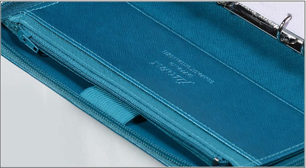 Filofax Saffiano Compact Zip Organiser Planner Diary Aquamarine Blue 022536 #B9