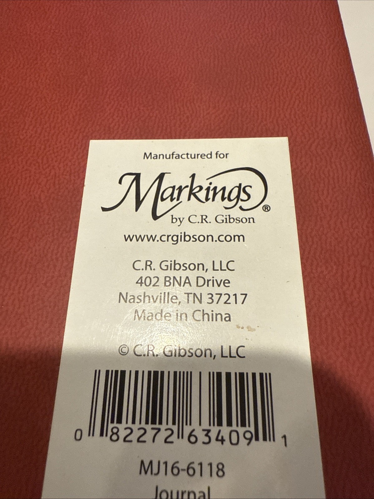 JOURNAL SOFT LEATHERETTE 256 PAGES BY MARKINGS SIZE “8.5” X “5.5”
