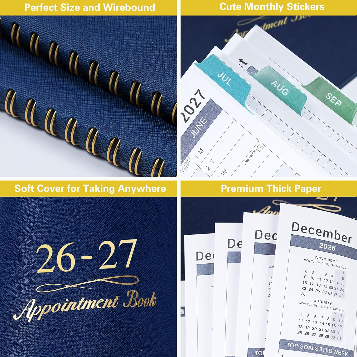 2026-2027 Appointment Book/Planner – Weekly Appointment Book 2026-2027, July 202