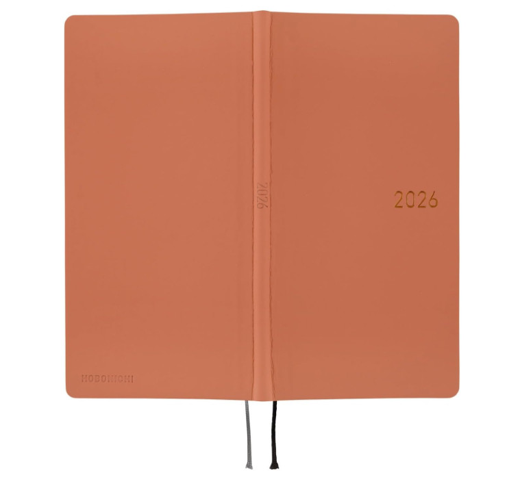 Hobonichi Techo 2026 ENGLISH Smooth: Milk Cocoa Weeks Weeks January Start