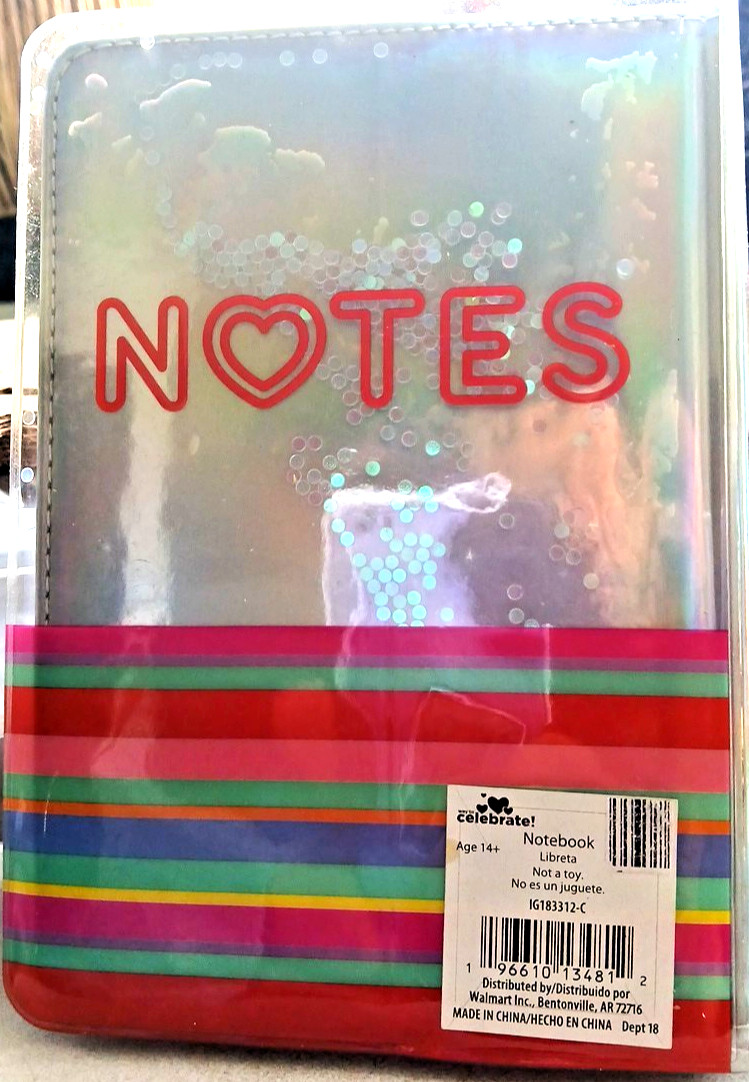 Way To Celebrate Notes Rainbows Note Book