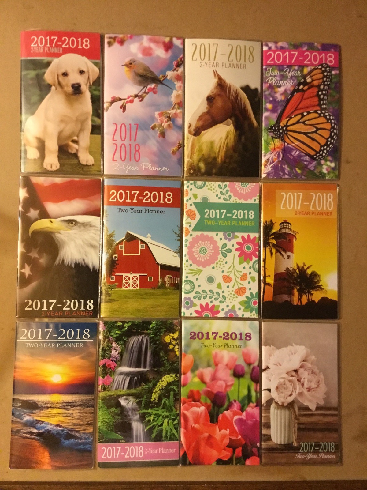 2 year 2017-18 Monthly Planner Calendar Organizer Pocket/Purse Size6 1/2″x3 3/4″