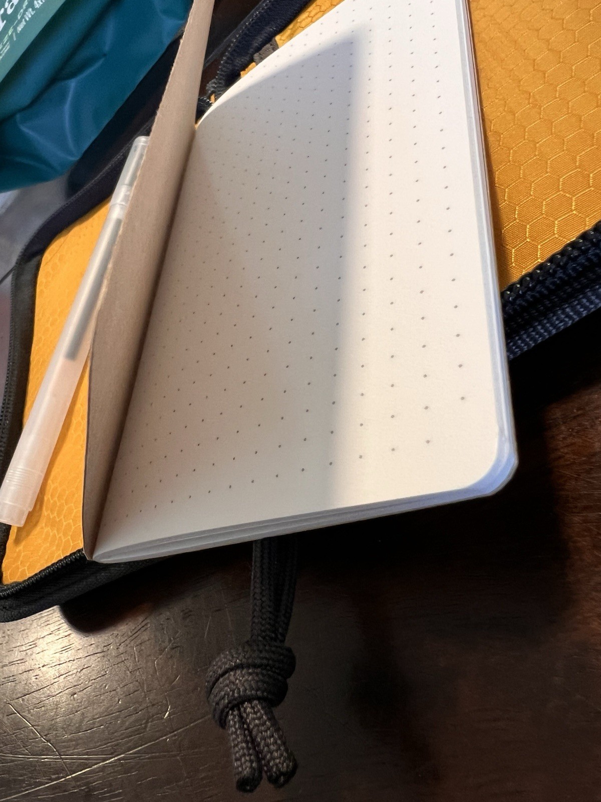 LOCHBY Pocket Journal Bumblebee | Notebook Cover | Water Resistant Waxed Canvas