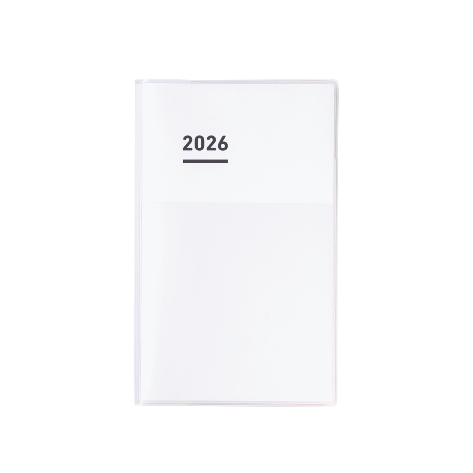 KOKUYO Jibun Techo DIARY mini Planner 2026 Monthly/Weekly B6 Slim White (Ni-JCMD