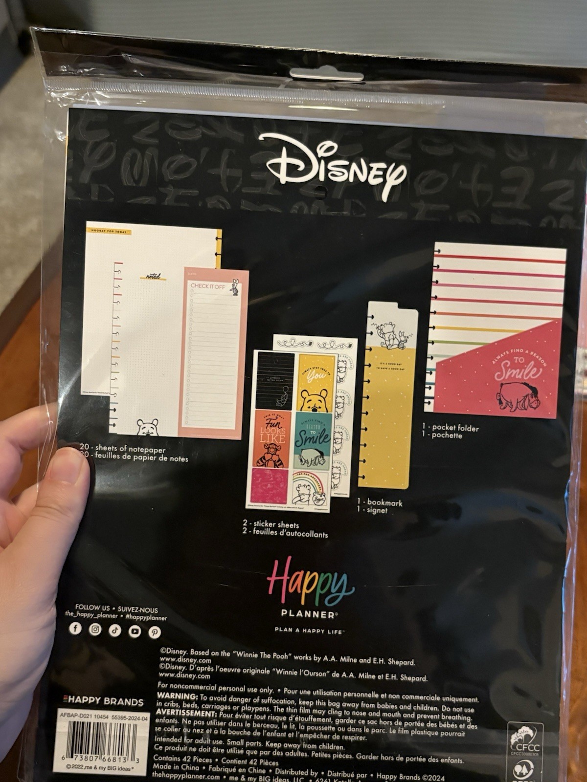 Happy Planner accessories Disney Pooh princesses Minnie Mickey NEW