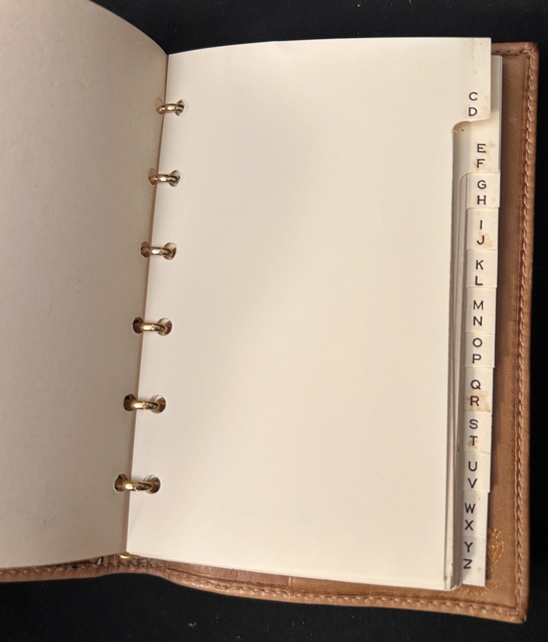 Vintage GUCCI Agenda Notebook Planner 5.5” Small Leather Classic Brown READ
