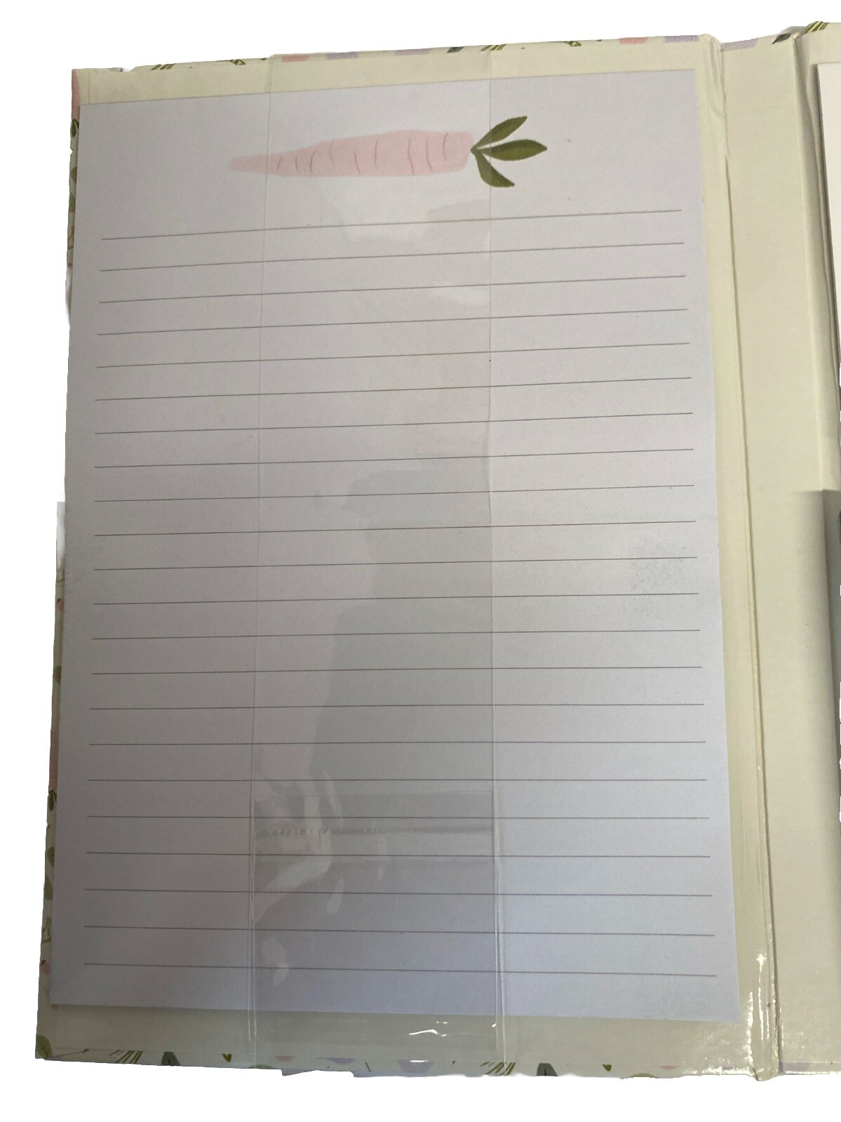 Gardener’s Set Journal Letter Set Vegetables Envelops Stickers List Pad 5.5″ X 8