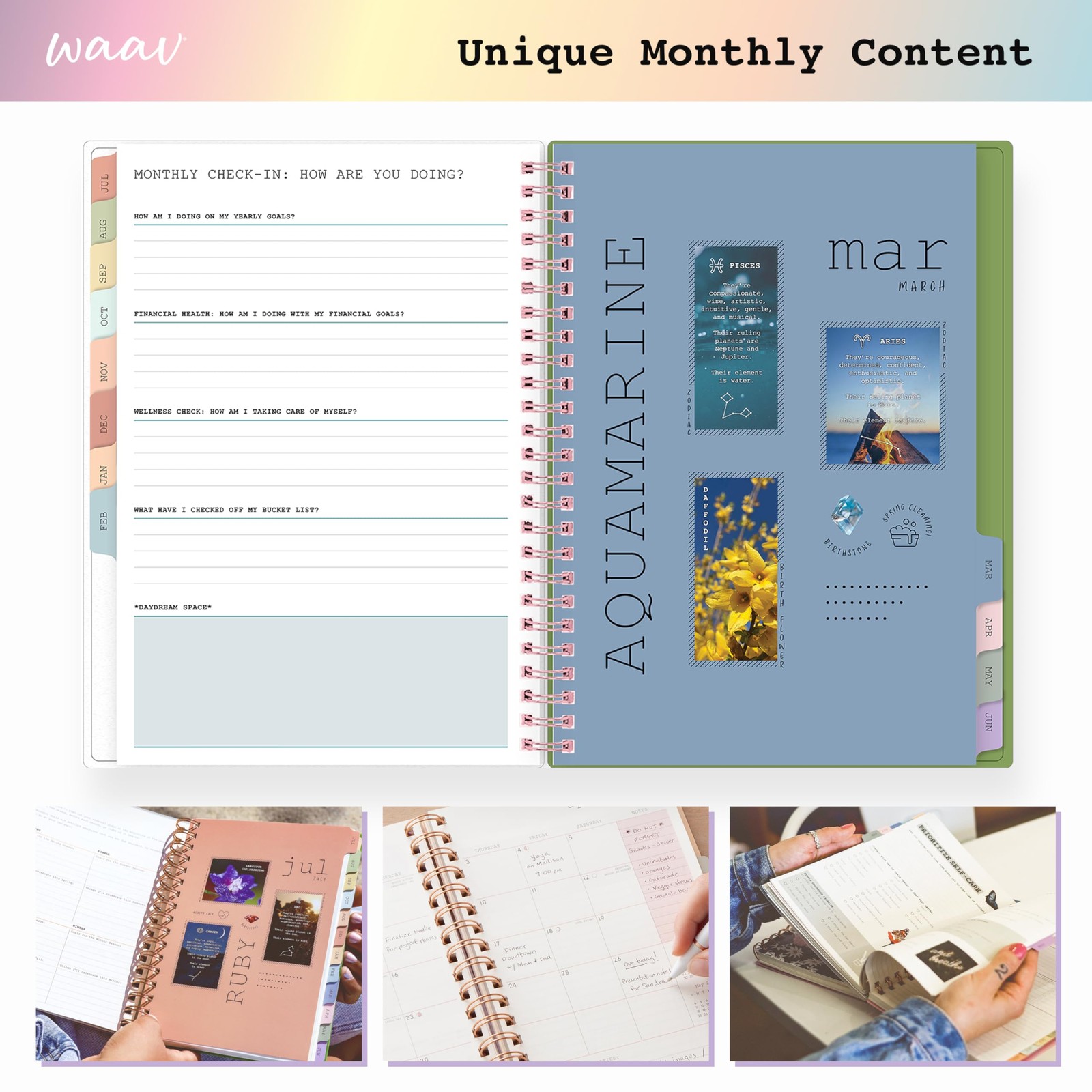Blue Sky WAAV 2026-2027 Weekly and 5.875″ x 8.625″, Michelle- 2026/2027
