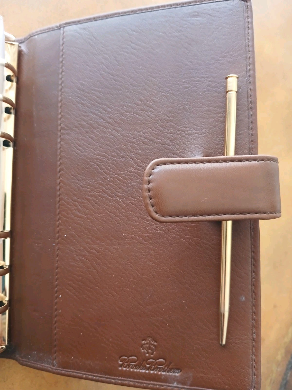 Personal Organizer BROOKS Brothers ,Tweed & Leather ADGENDA /PLANNER + Pen NWOB
